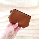 Gem Card Wallet Cactus Leather Caramel