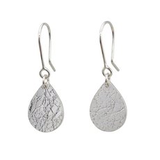 Teardrop Earrings Silver-jewellery-The Vault