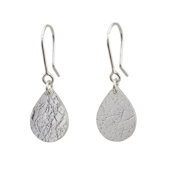 Teardrop Earrings Silver