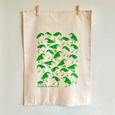 Titipounamu Rifleman Tea Towel-artists-and-brands-The Vault