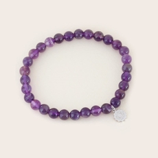 Crown Chakra Bracelet Silver-jewellery-The Vault