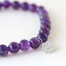 Crown Chakra Bracelet Silver