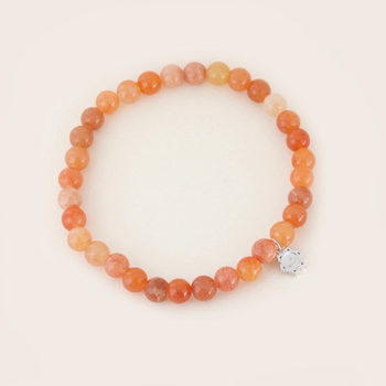 Sacral Chakra Bracelet Silver