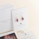 Crown Chakra Earrings Gold Plate