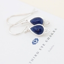 Third Eye Chakra Earrings Silver