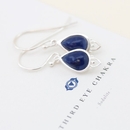 Third Eye Chakra Earrings Silver