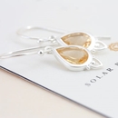 Solar Plexus Chakra Earrings Silver