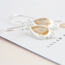 Solar Plexus Chakra Earrings Silver