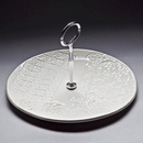 Single Cake Stand White