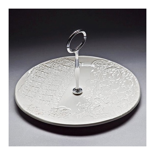 Single Cake Stand White