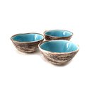 Mini Cockle Shell Dip Bowl Aqua