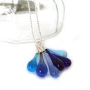 Droplet Cluster Pendant Blue