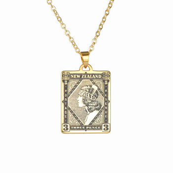 Wahine 1935 Stamp Necklace