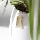 Kia Kaha Earrings Gold Plate