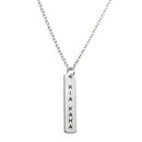 Kia Kaha Necklace Silver Plate