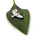 Flying Kereru Pin Silver