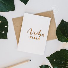 Aroha Nui Much Love Card-cards-The Vault