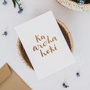 Ka Aroha Hoki With Deepest Sympathy Card