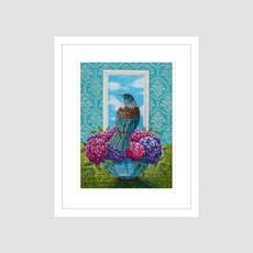 Just Breathe A4 Framed Print-artists-and-brands-The Vault