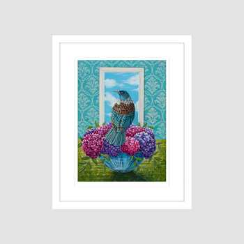 Just Breathe A4 Framed Print