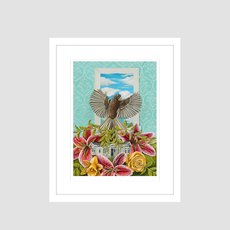 Roots and Wings A4 Framed Print-artists-and-brands-The Vault