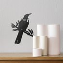 Metalbird Steel Tui Wall Bird