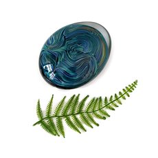 Large Glass Riverstone Paperweight-artists-and-brands-The Vault
