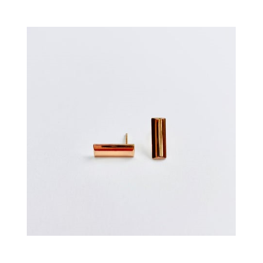 Tile Studs Gold Plate