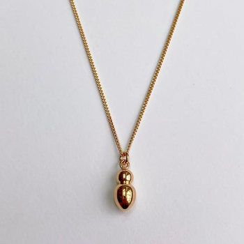 Vessel Necklace Gold Plate