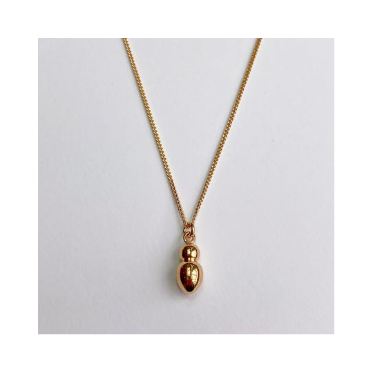 Vessel Necklace Gold Plate