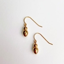 Vessel Earrings Gold Plate