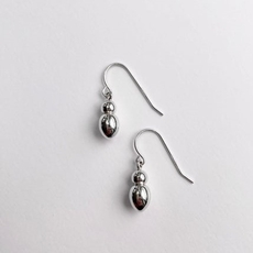 Vessel Earrings Silver-jewellery-The Vault