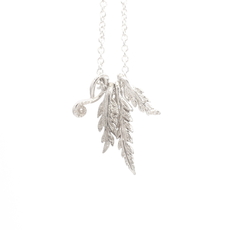 Petite Ferns and Koru Necklace-jewellery-The Vault