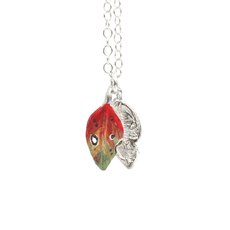 Pohutukawa Leaf Necklace-jewellery-The Vault