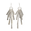 Silver Flutter Satement Earrings