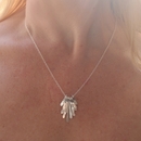 Silver Flutter Necklace