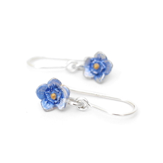 Forget Me Not Drop Earrings-jewellery-The Vault