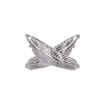 Rocksteady Feather Kiss Cross Ring