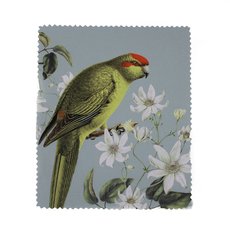 Birds & Botanicals Kakariki Lens Cloth-artists-and-brands-The Vault