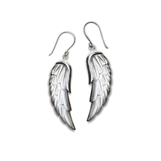 Angel Wing Earrings MOP-jewellery-The Vault