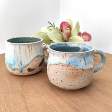 Ocean Drips Mug-art-The Vault