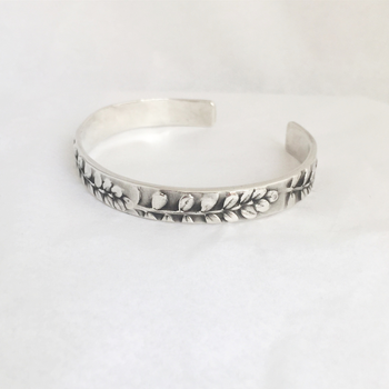 Kowhai Cuff Silver