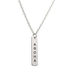 Aroha Necklace Silver Plate-jewellery-The Vault
