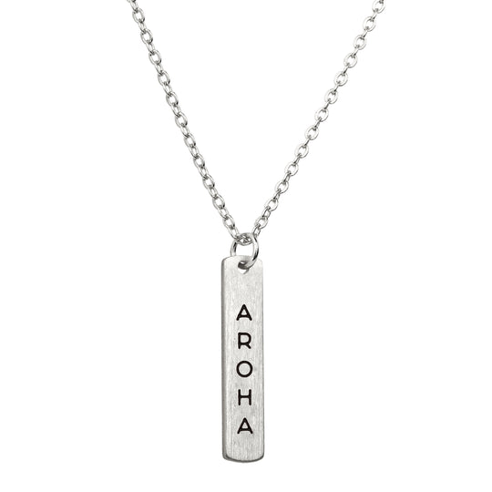 Aroha Necklace Silver Plate
