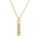 Aroha Necklace Gold Plate