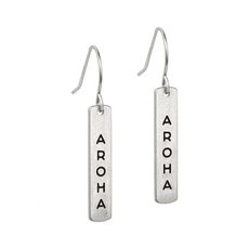 Aroha Earrings Silver Plate-jewellery-The Vault