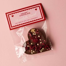 Extra Large Chocolate Heart Plum Crisp Pearls-artists-and-brands-The Vault