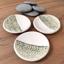 Small Dish Weaving Pattern Green