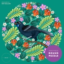 North Island Kokako 1000pce Round Puzzle