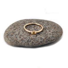 9ct Yellow Gold Ring Yellow Sapphire-jewellery-The Vault